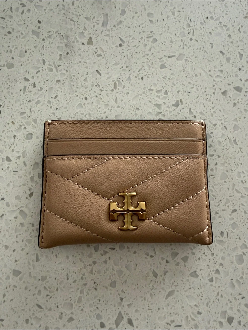 Tory Burch Kira Chevron Quilted Leather Card Case